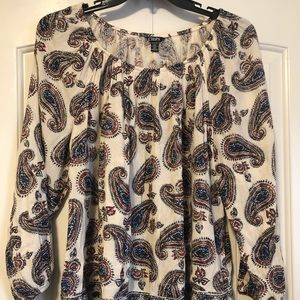 Chaps paisley print shirt